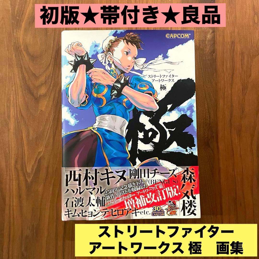 ☆初版 帯付き 良品☆ストリートファイター アートワークス 極 画集