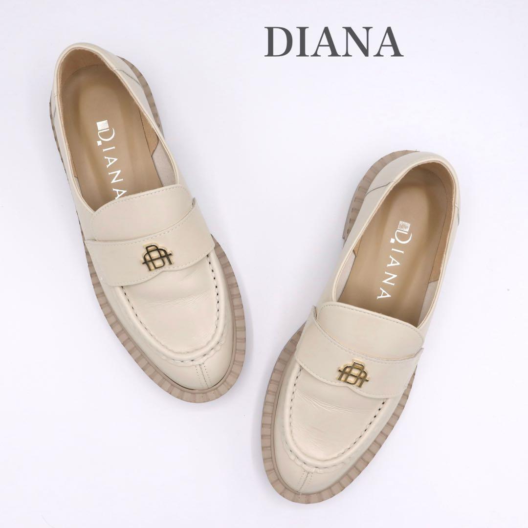 LILY　美品　DIANA ダイアナ　グレー　厚底　ローファー　22cm LILY様専用 美品 DIANA ダイアナ グレー 厚底 ローファー 22cm - メルカリ