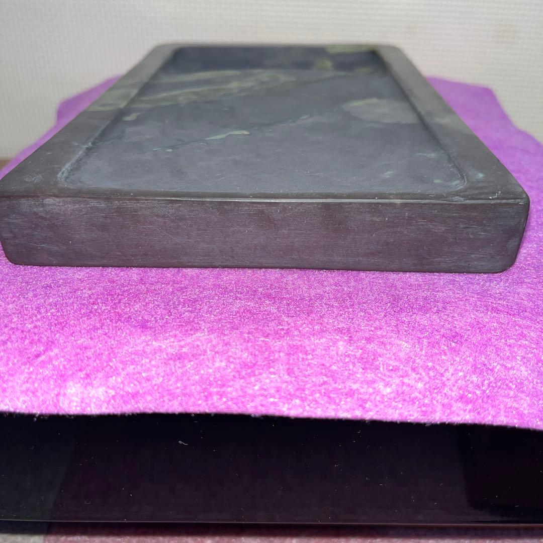 ⭕️端渓硯 希少 翡翠紋 綺麗 22cm超え 長方研 - メルカリ