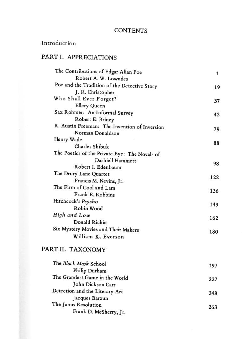 ミステリー評論・エッセイの傑作アンソロジー（洋書）