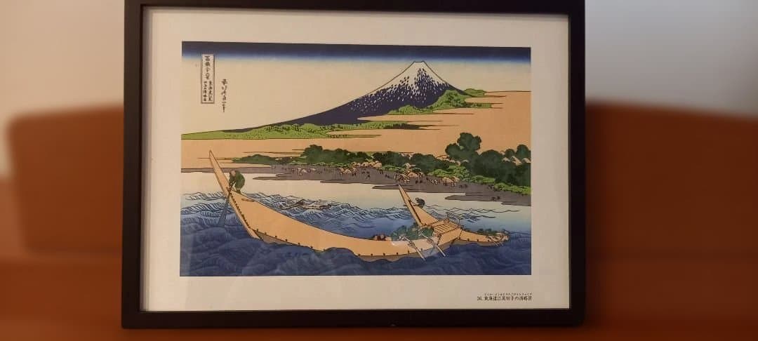 水墨画 掛軸 西嶺春雲図 謝光力画 中国 絵画 山水 張大千大風堂 カラー