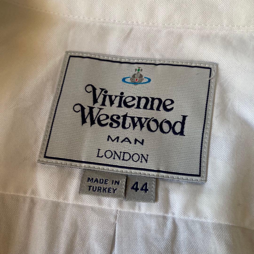 ヴィヴィアンウエストウッド シャツ 花柄 白 ボタンダウン - メルカリ