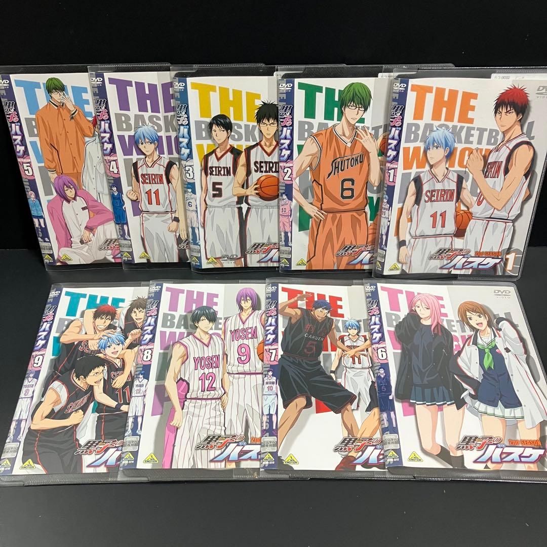 ♣︎ソフトケース収納♣︎ 黒子のバスケ 1期~3期+WC+映画 レンタルDVD