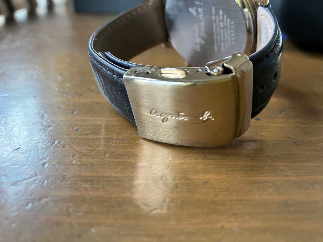 アニエスベー agnes b.腕時計ソーラークロノグラフ VR42-KDD0 - メルカリ