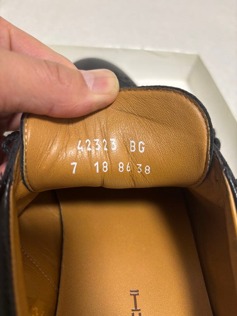 SATOSHI 様専用:Moreschi モレスキー ブラック レザースニーカー