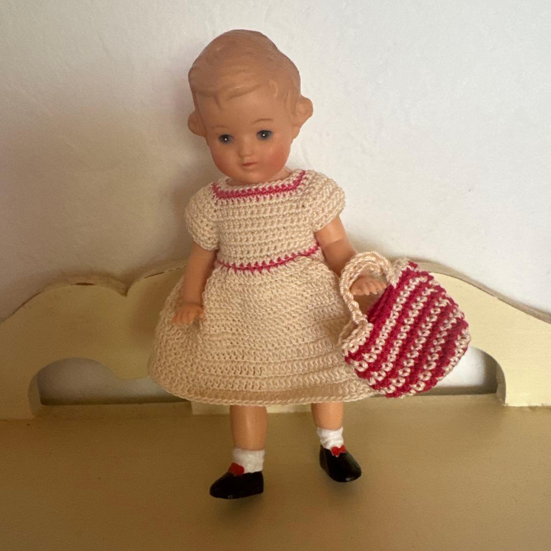 リジードール　リジーちゃん人形 白いニットドレス LISSI リジードール ドイツ リジーちゃん - SNAP