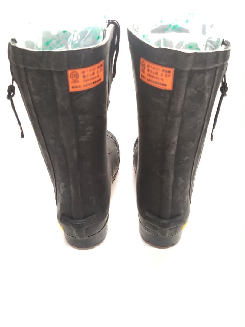 消防団員用 安全長靴 ゴム製 JIS T8101 ハト印 26.5cm