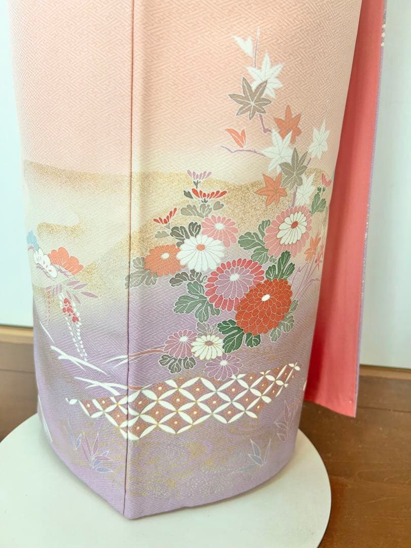 美品 バチ衿 正絹訪問着 フルセット4点 入学式 七五三 お宮参り - メルカリ