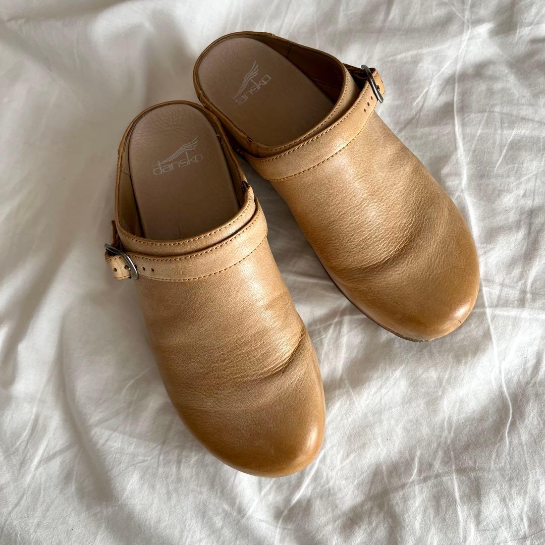 希少カラー✳︎ダンスコ サボ ストラップ 37 23.5〜24 ハニー 2way