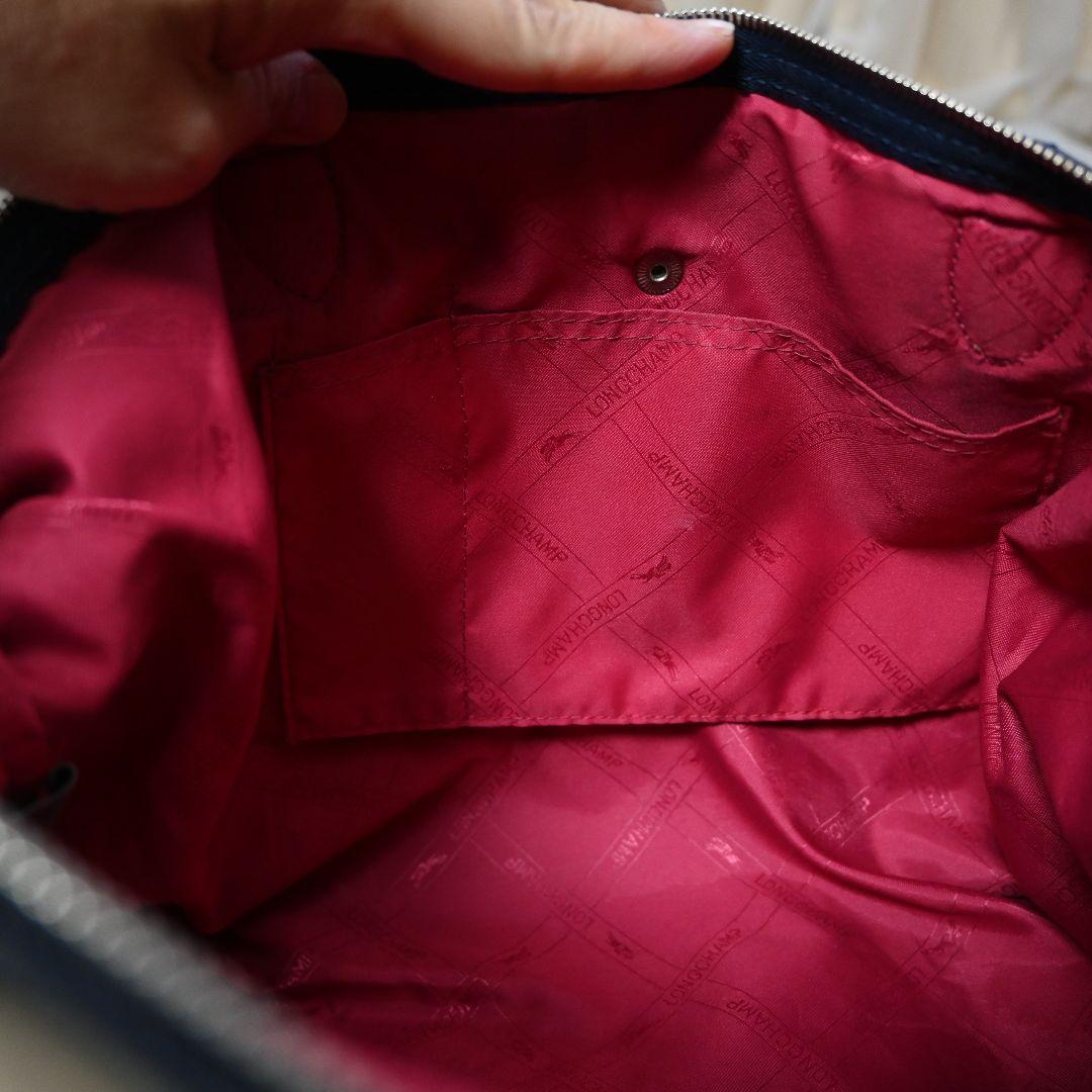 589☆ LONGCHAMP 2way バッグ ルプリアージュ キュイール - メルカリ