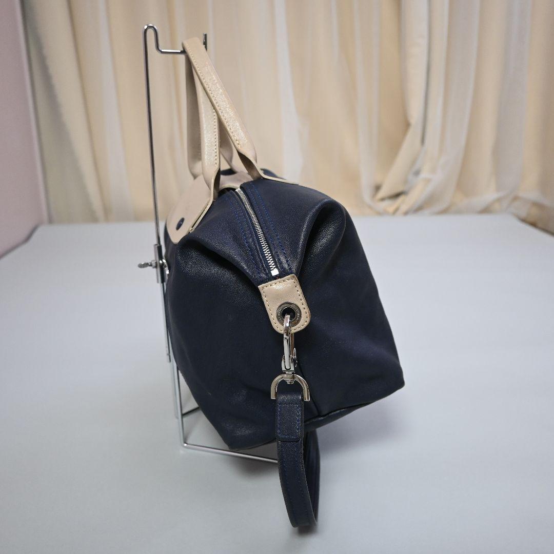 589☆ LONGCHAMP 2way バッグ ルプリアージュ キュイール - メルカリ