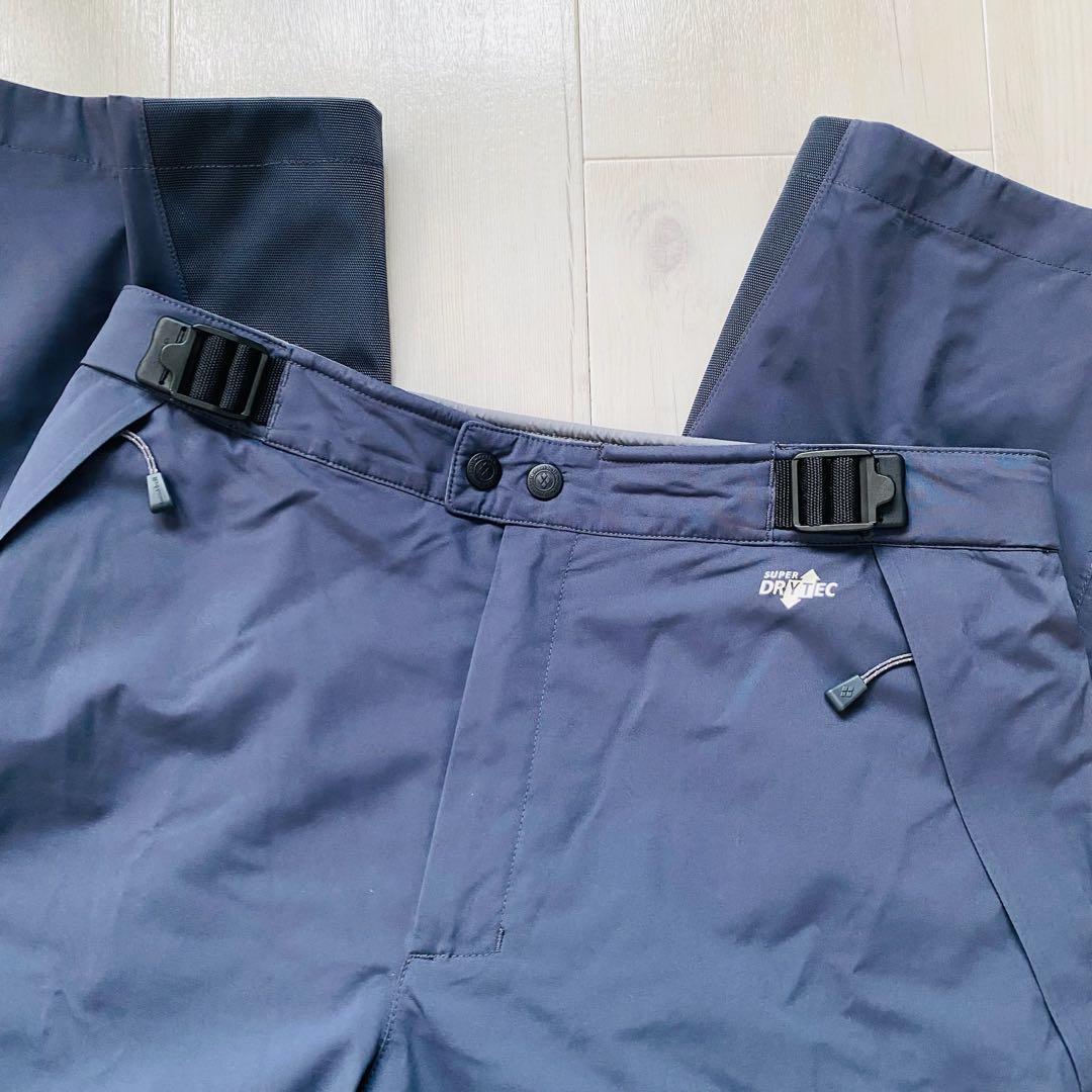 美品 モンベル パウダーステップ パンツ ダークグレー バッグ付き