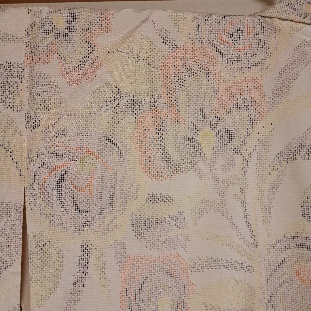 nao様専用 普段着物 紬 クリーム色 M 肩身丈159 +有松絞り浴衣 - メルカリ