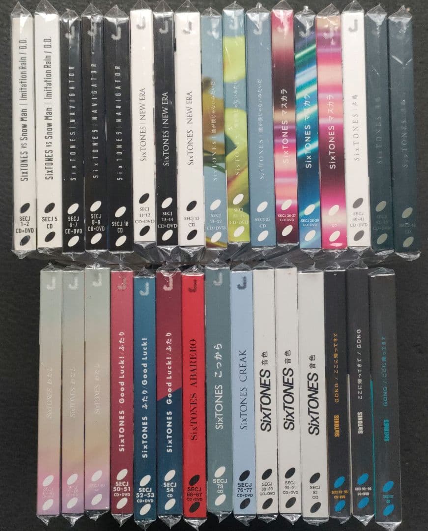 SixTONES 歴代CDシングル 13タイトル 32枚 初回 DVD 新品あり - メルカリ