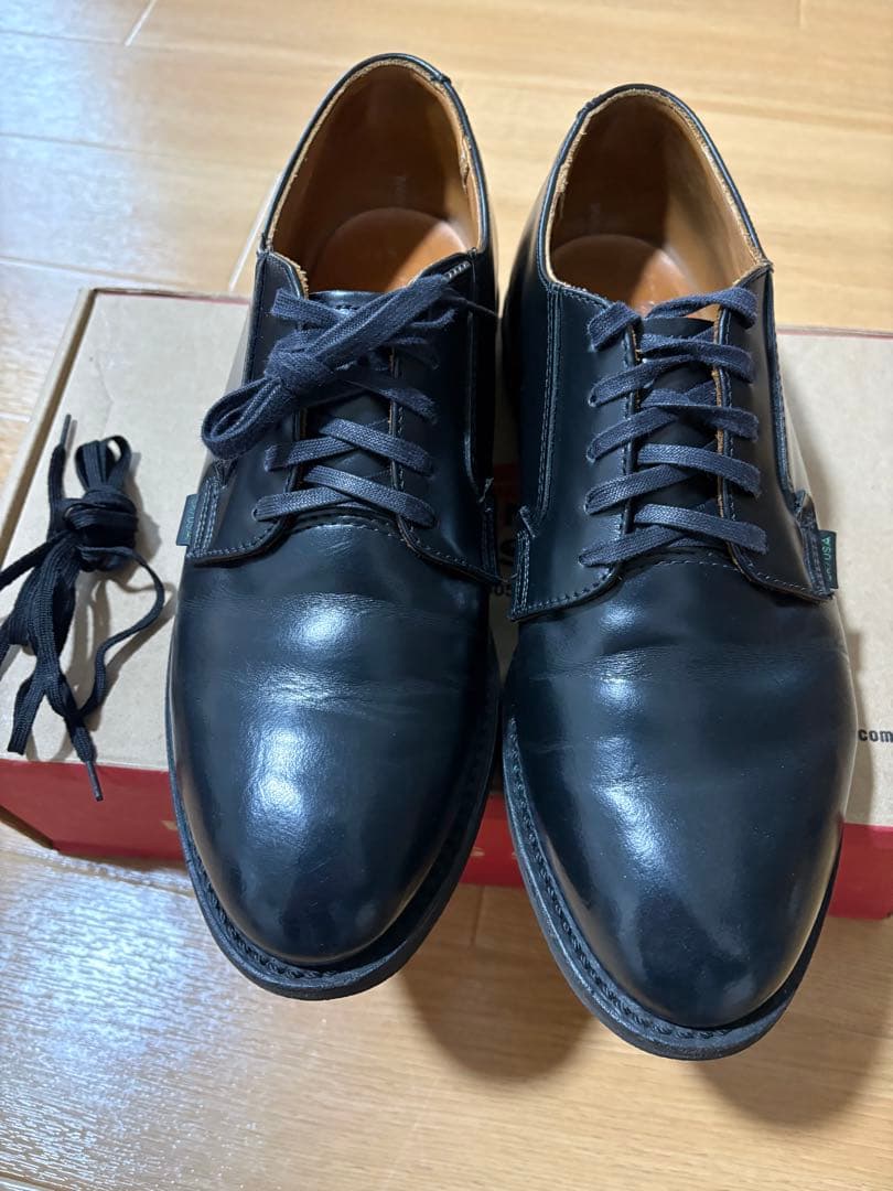 レッドウイング　ポストマン　ブラック　9D 27cm USA製 レッドウィング ポストマン 9D 27cm ブラック RED WING POSTMAN 革靴