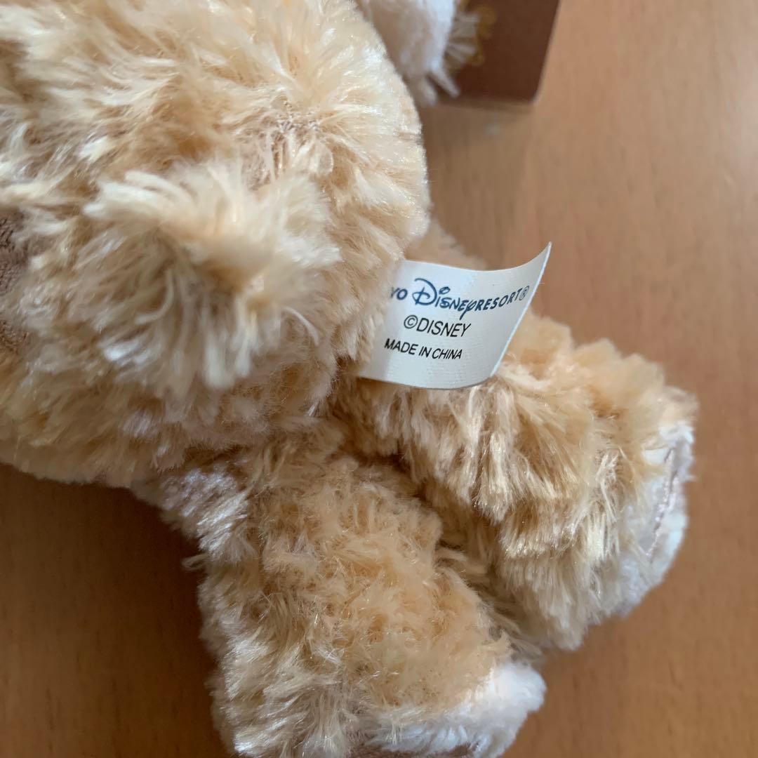 ダッフィー ぬいぐるみバッジ 2005年 クリスマス 初期 白タグ タグ付き