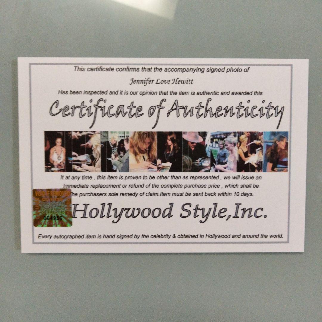 ジェニファー・ラブ・ヒューイット直筆サイン入り超大型写真‥