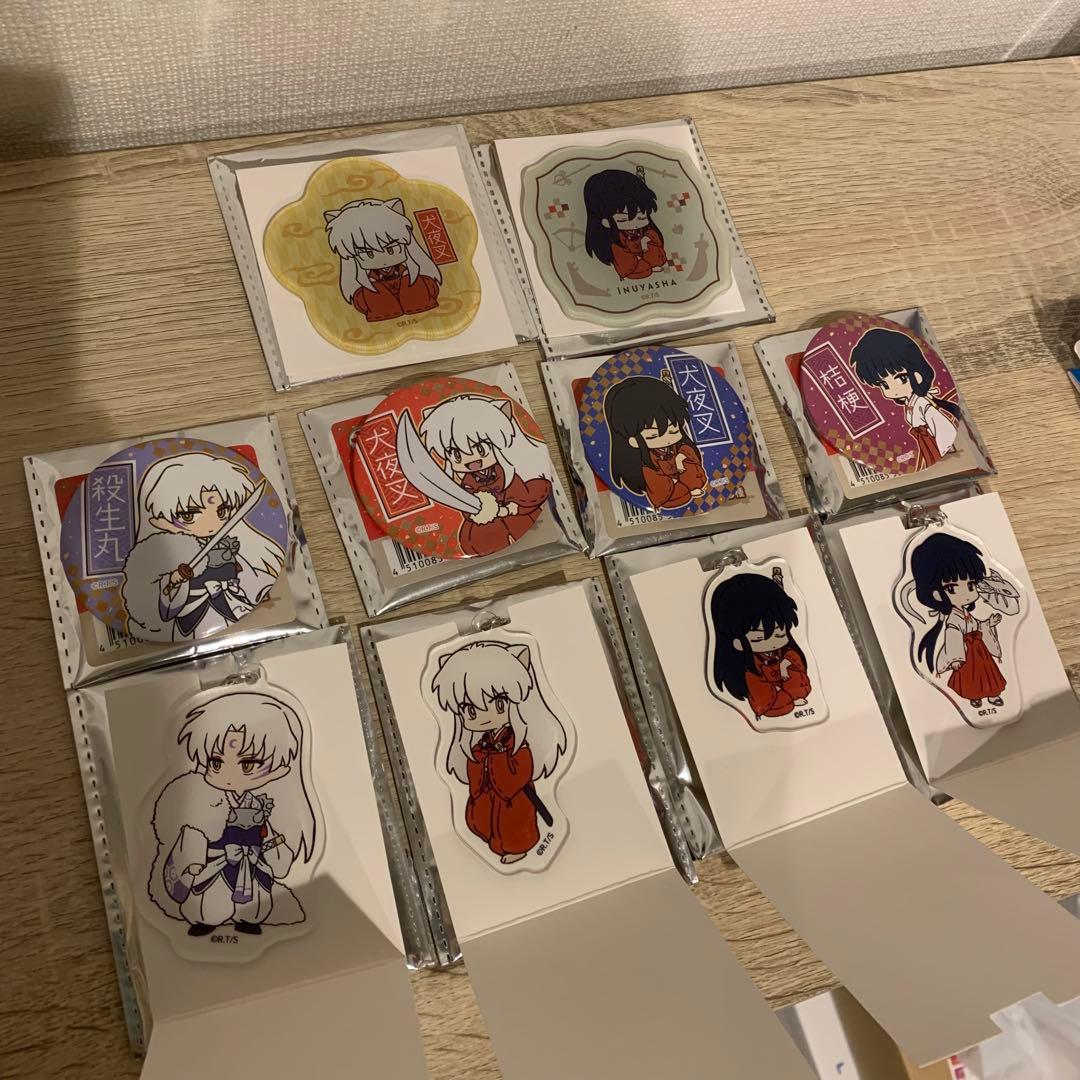 犬夜叉 殺生丸 桔梗 トレーディングアクリルキーホルダー マグネット