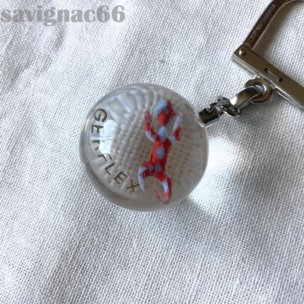 60s フレンチキーホルダー ブルボン GERFLEX 球体 動く 人形 - メルカリ