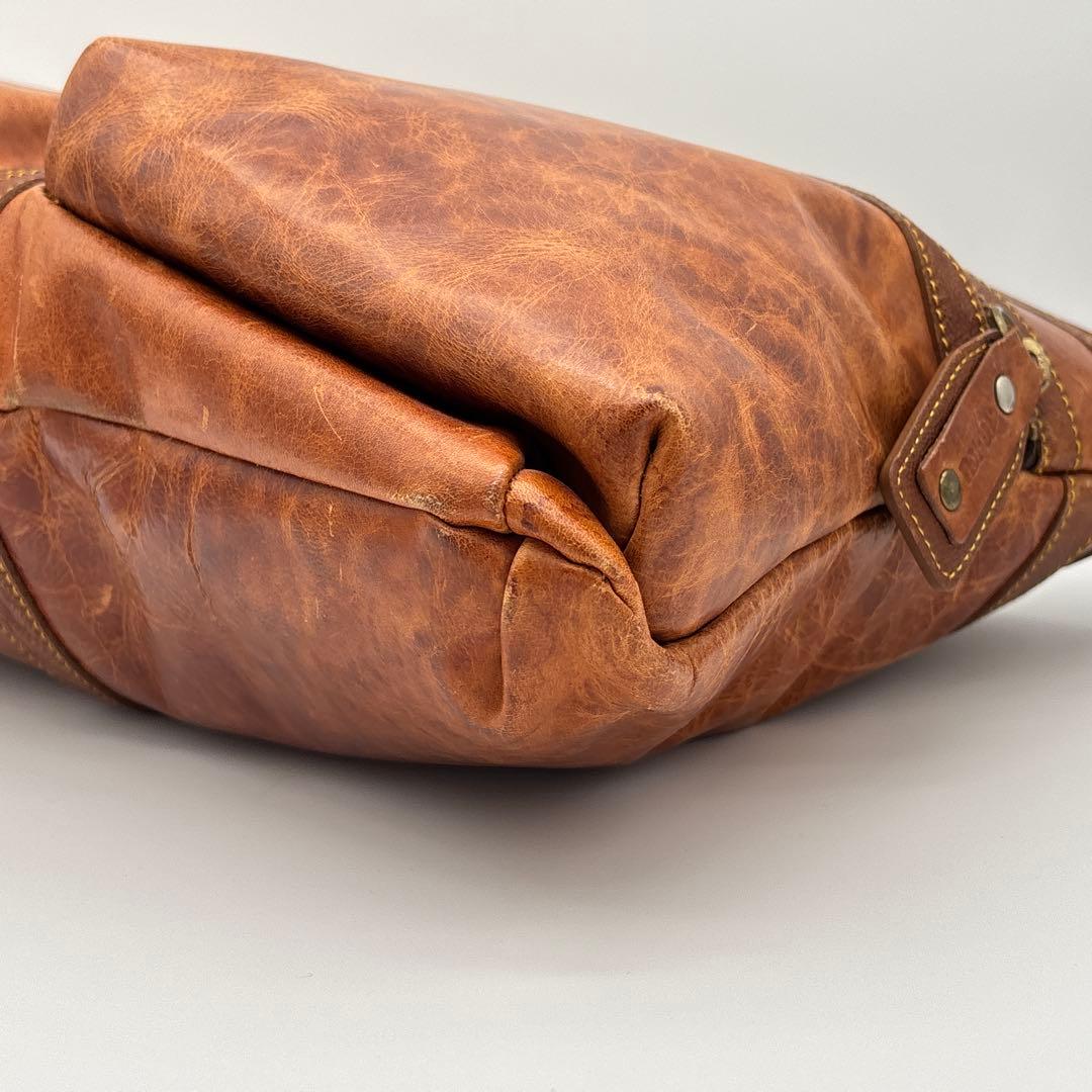 希少】輪怐 LIN-KU ビジネスバッグ 2way ブリーフケース キャメル