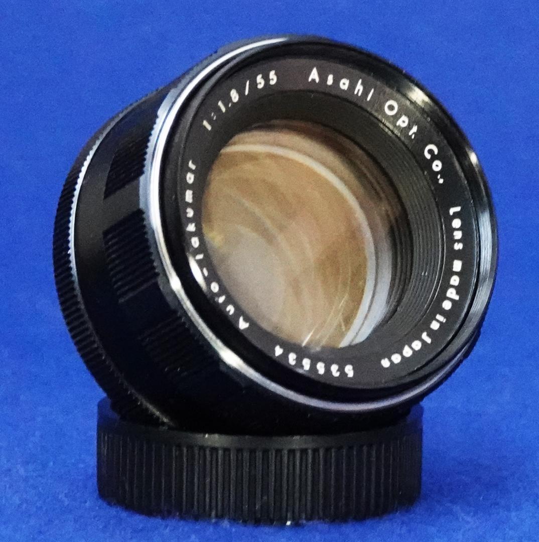 535534　絶品！美虹色フレア　後期型Auto-Takumar　F1.8/55