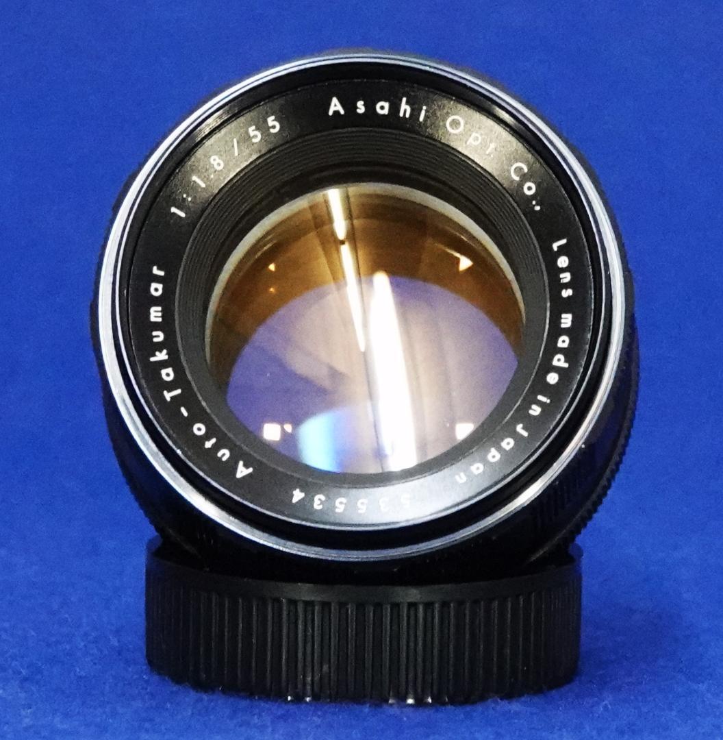 535534　絶品！美虹色フレア　後期型Auto-Takumar　F1.8/55