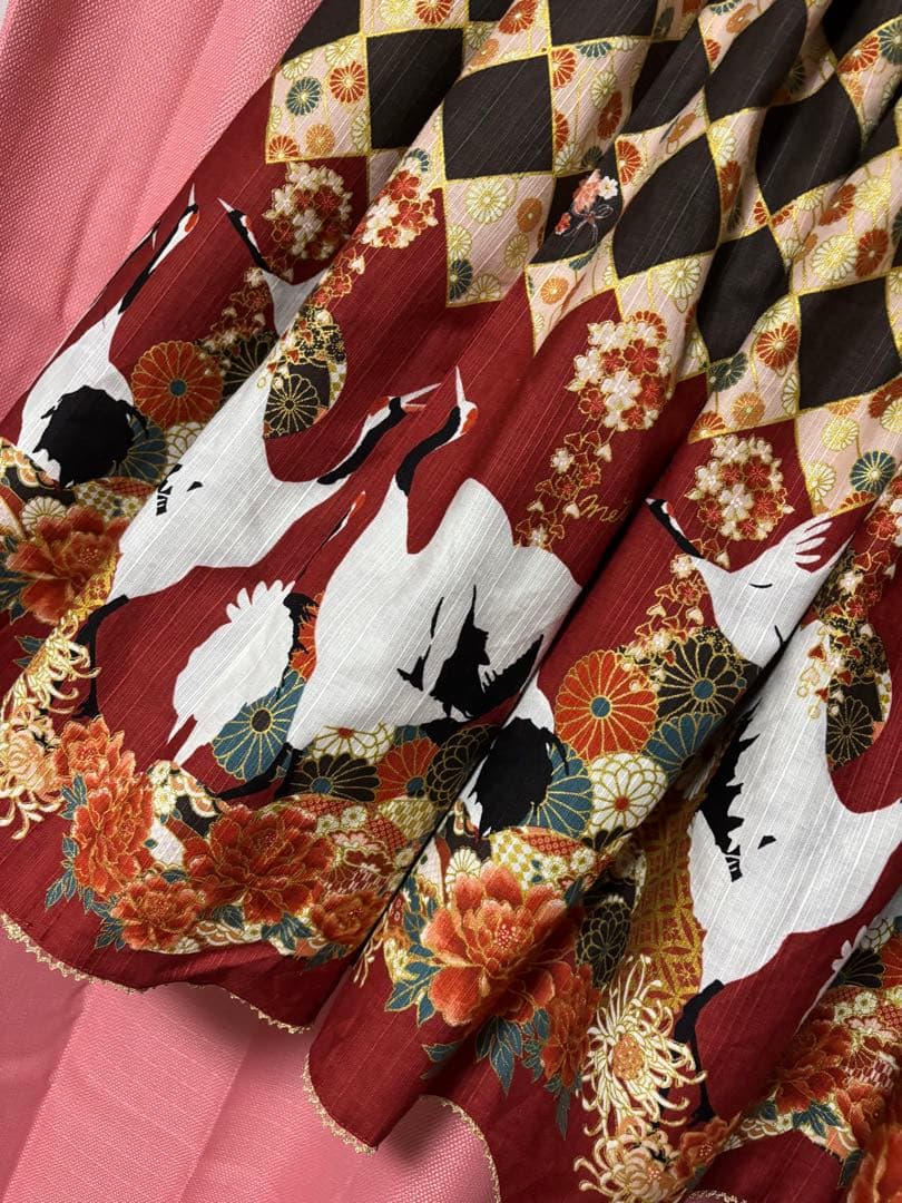 新品】メタモルフォーゼ 百花繚乱まほろばの舞スカート 黒檀ブラック