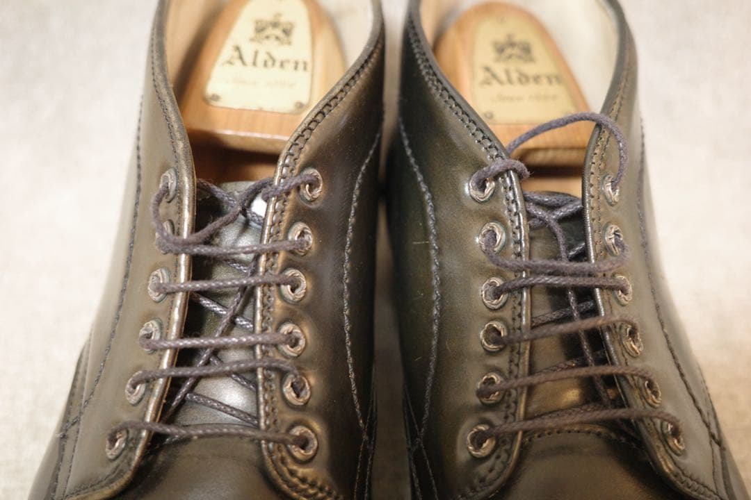 Alden オールデン クロムハーツ レザーシューズ コードバン6アイレット