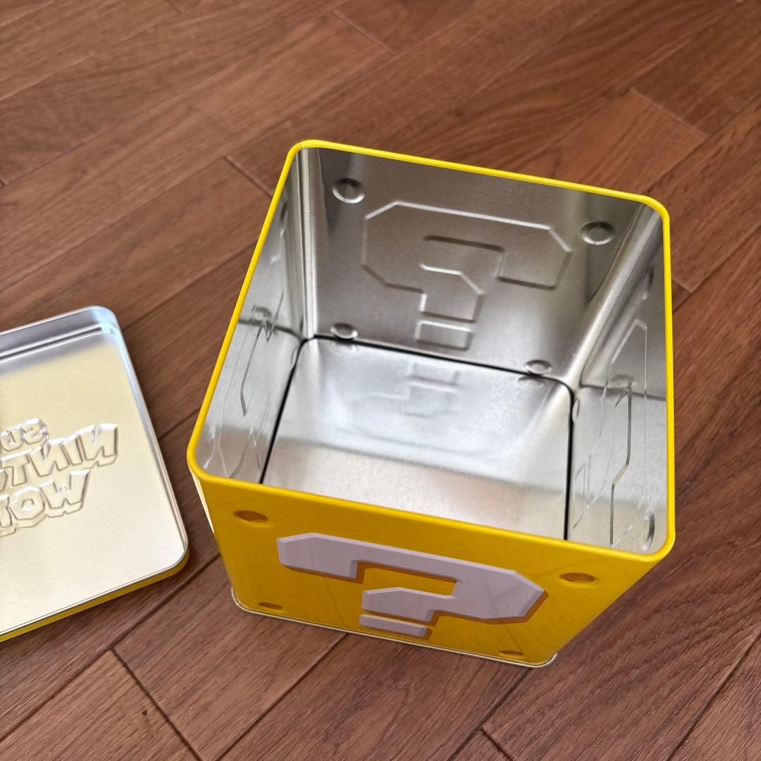 USJ ユニバ ニンテンドーワールド マリオ ハテナブロック 缶 空き缶 お