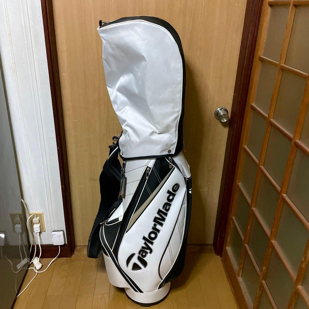 TaylorMade キャディバッグ ホワイト/ブラック - メルカリ