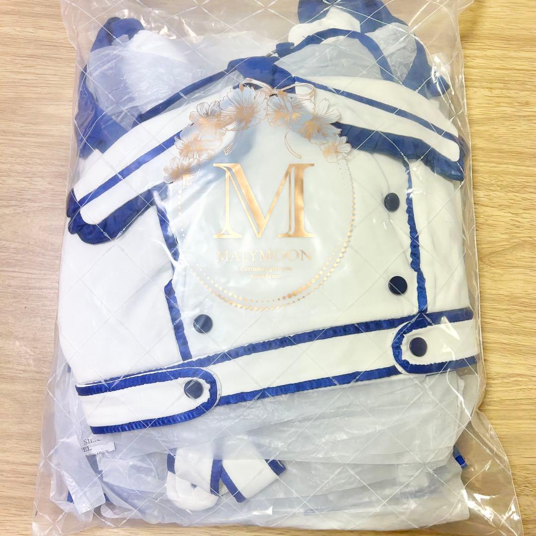 新品】Malymoon ロザリオモチーフナースコスチューム ブルー - メルカリ