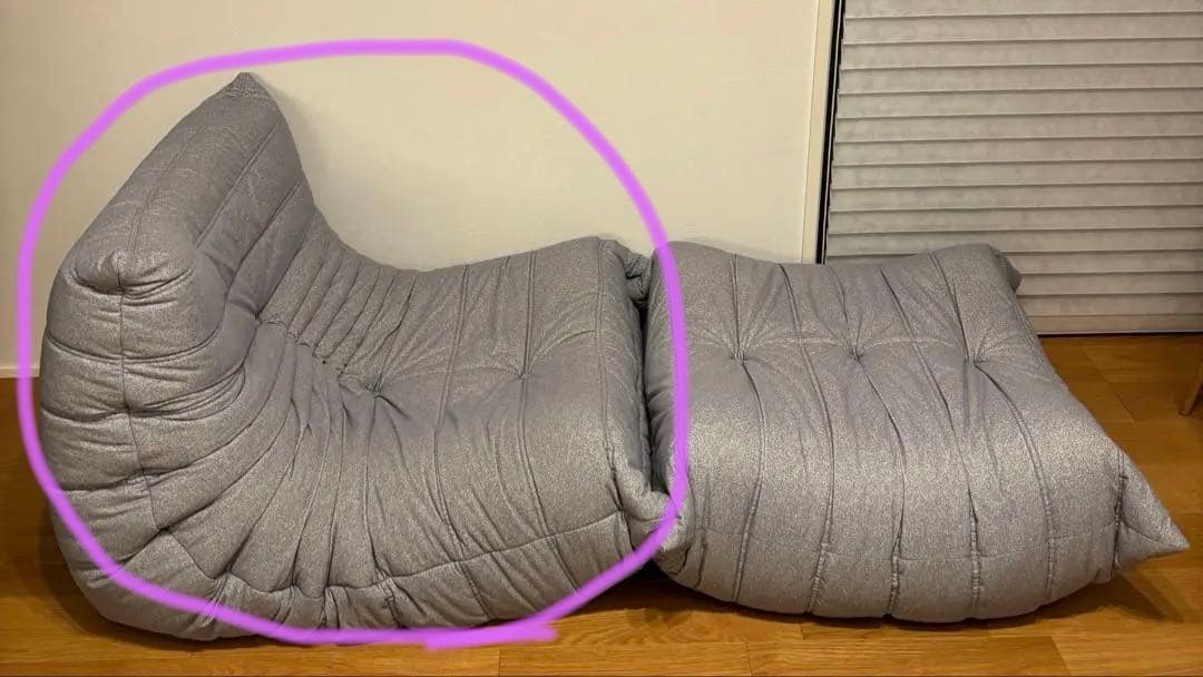 Tom様専用 リーンロゼ トーゴ ソファ(50周年) グレー - メルカリ