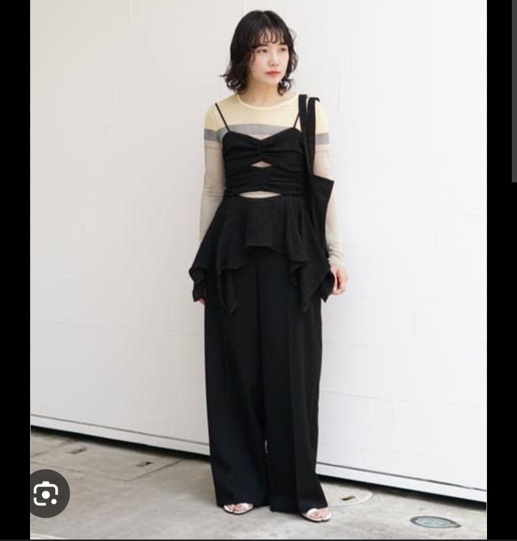 フェティコ BOTANICAL JACQUARD CUTOUT CAMITOP - メルカリ