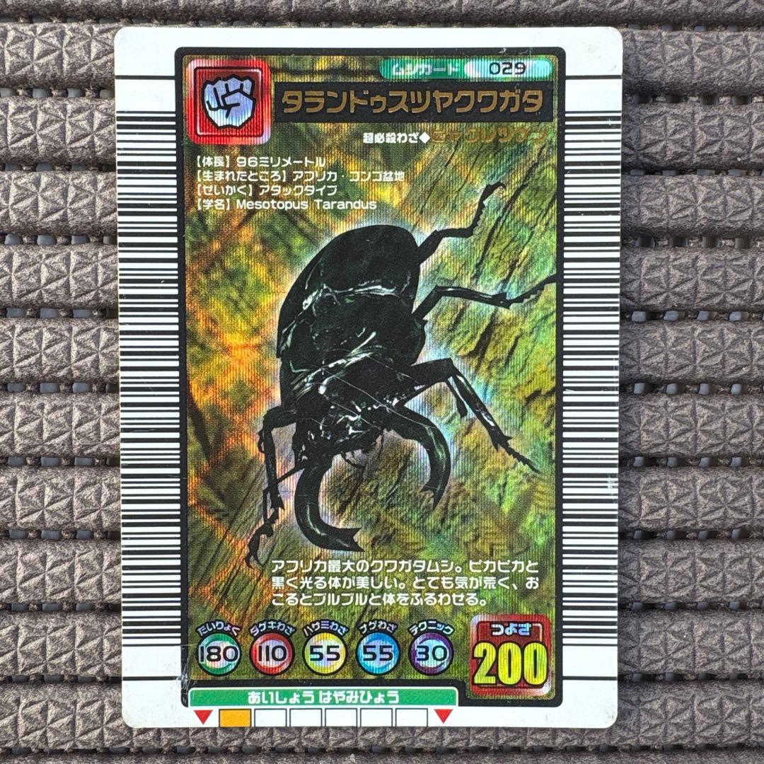 希少 タランドゥスツヤクワガタ 2004セカンド 金レア ムシキング