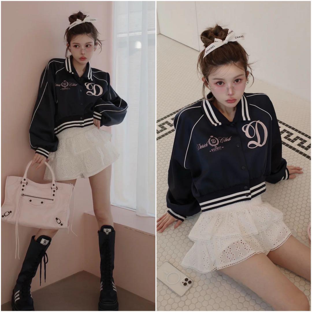 Darich ダーリッチ　Darich Clubスカジャン　ネイビー Darich Clubスカジャン – Darich (ダーリッチ)