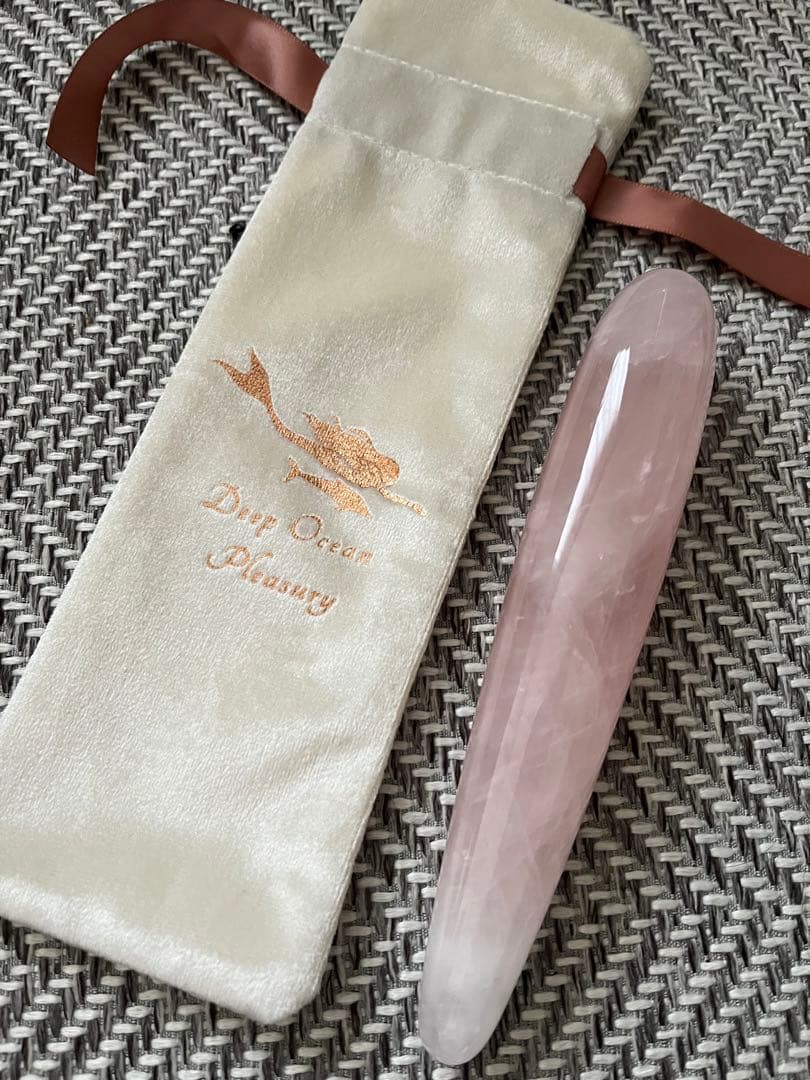 ヨニワンド 天然石ローズクォーツ Deep Ocean Pleasury - メルカリ