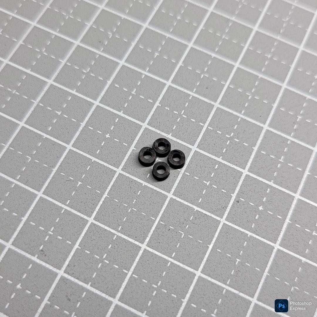 残り1個 CH-Fix【CNC加工】 フロント提灯用ヒンジ カーボン