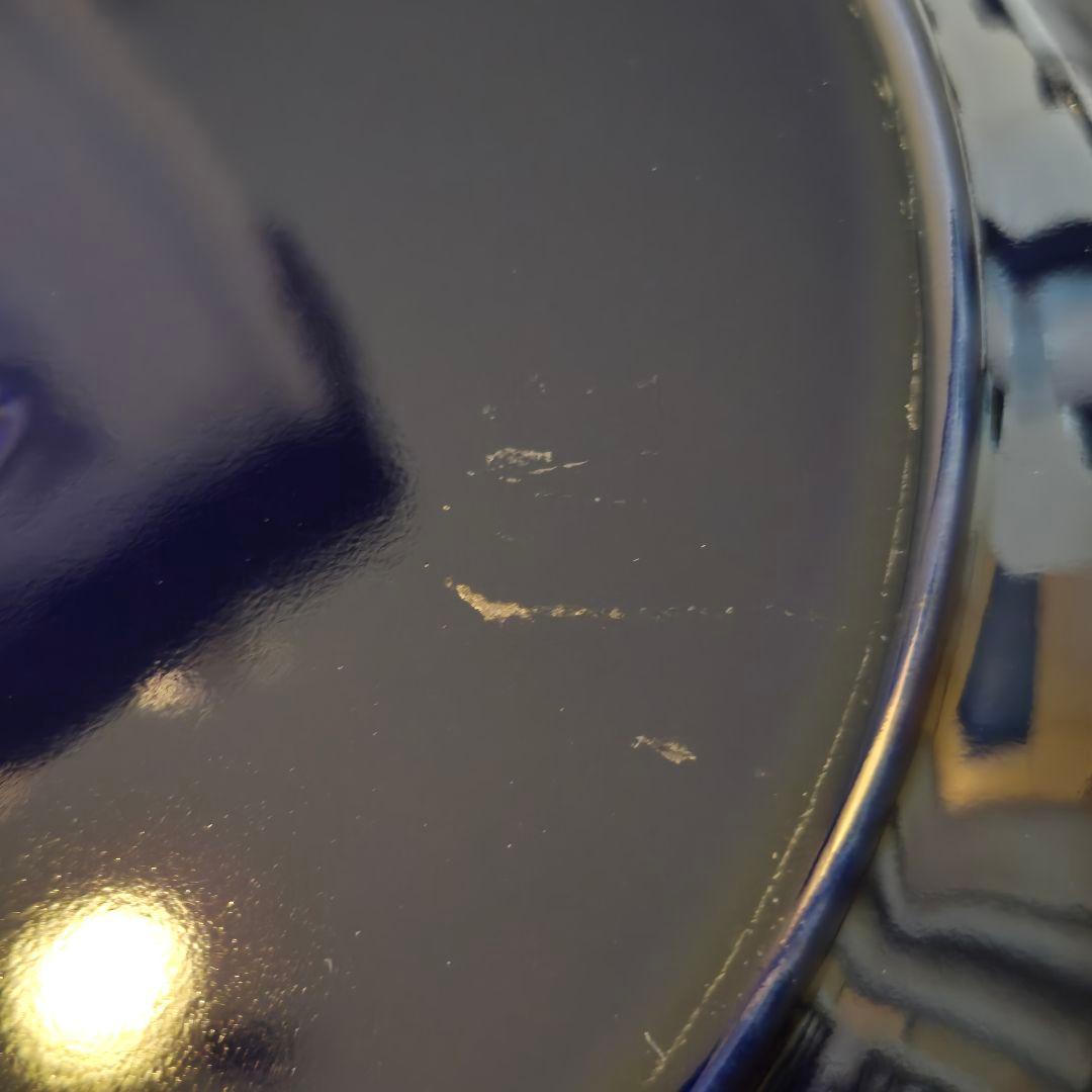 【中古】STAUB フレンチオーブン Lily グランブルー 24cm 3.6L