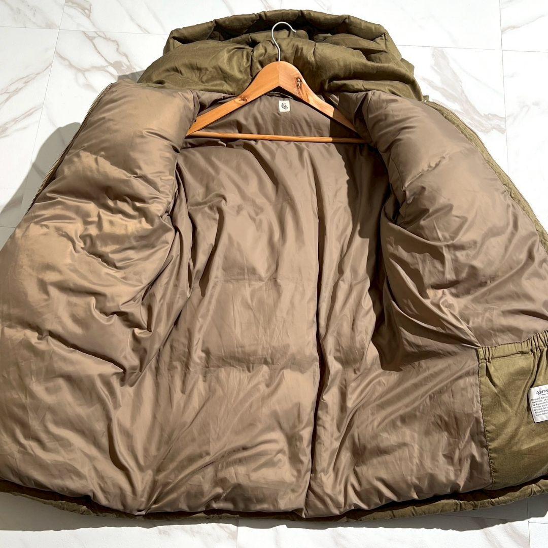 キャプテンサンシャイン ダウンジャケット カーキ 吉沢亮 ドローコード