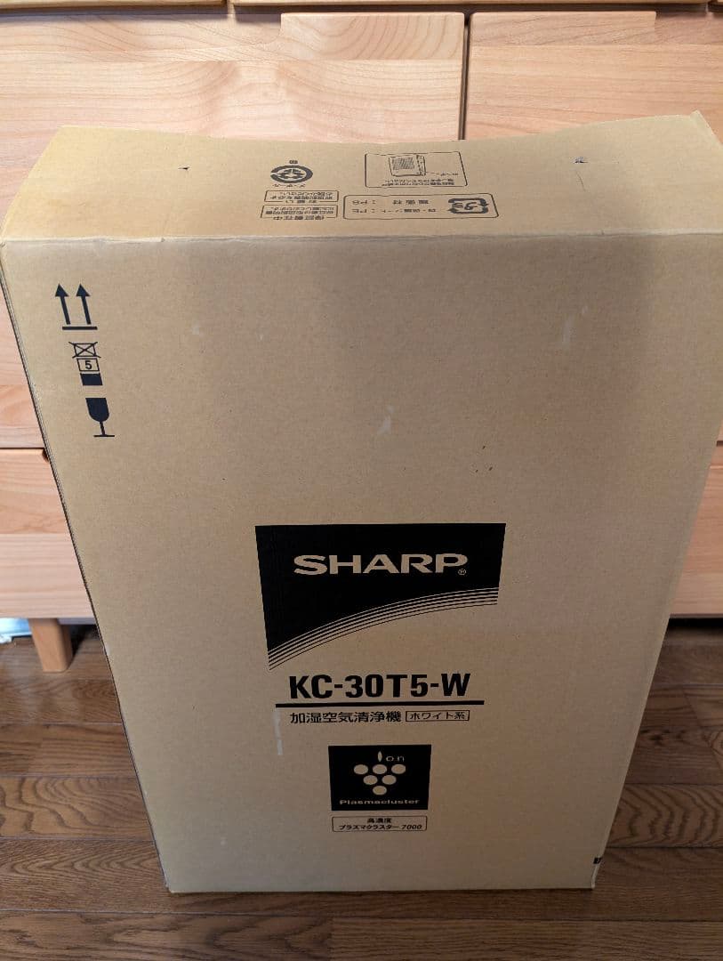 【未使用品】シャープ　加湿空気清浄機　KC-30T5-W プラズマクラスター SHARP（シャープ） 加湿 空気清浄機 KC-J50C-H プラズマクラスター