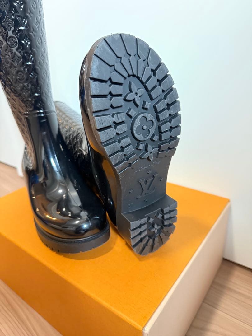 LOUIS VUITTON レインブーツ サイズ:37(23.5cm〜24cm)