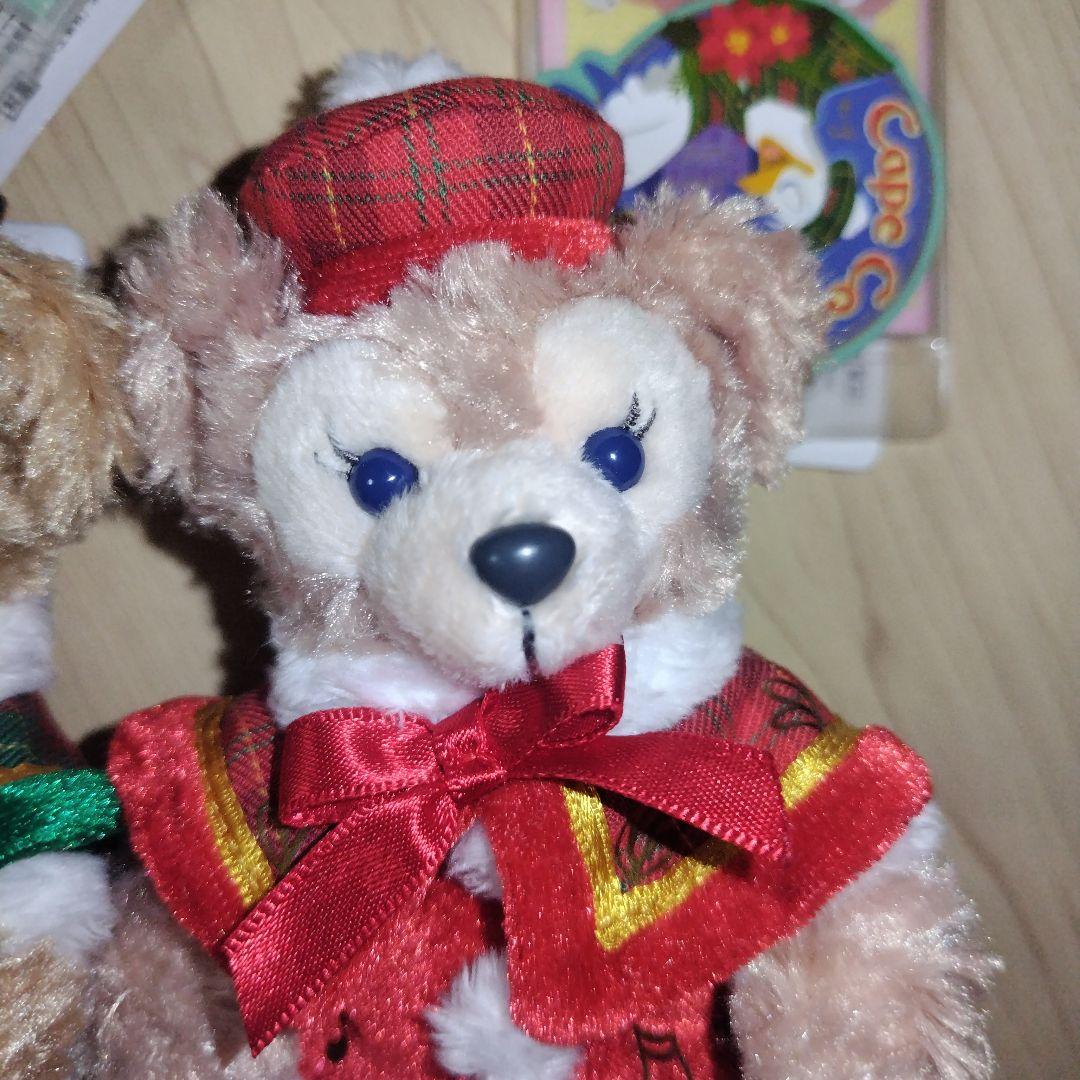 ダッフィー シェリーメイ クリスマス2012 ぬいぐるみバッジ 2体セット