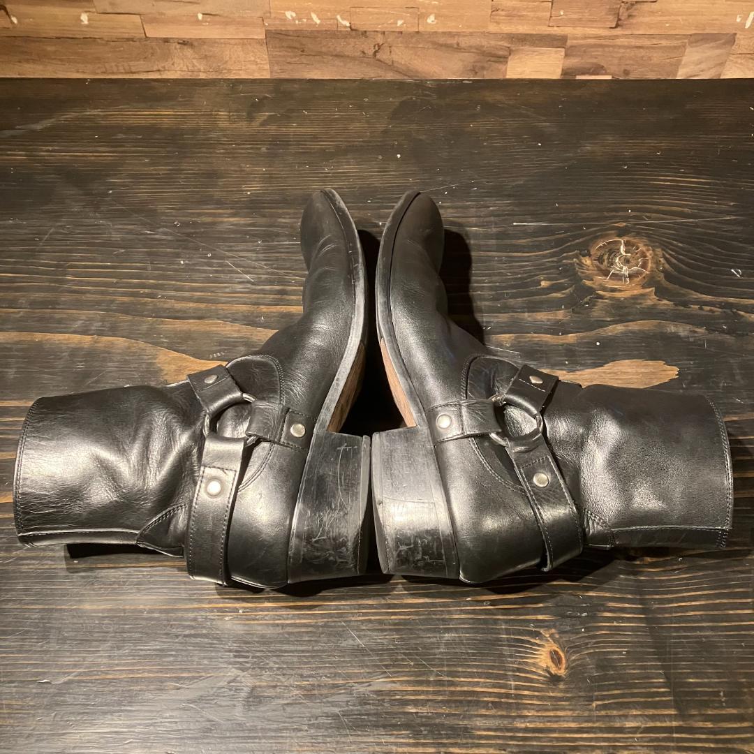 whoop-de-doo　ヒールブーツ　リングベルト/本革/厚底　26.5cm