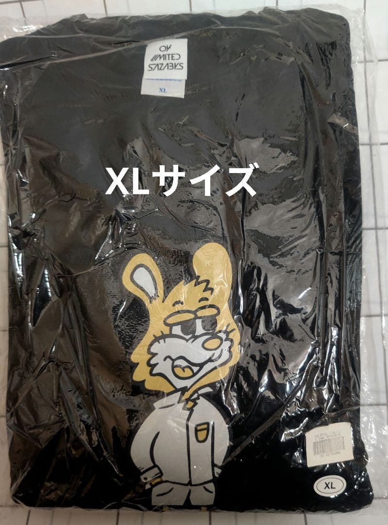 04 Limited Sazabysキャラクター スウェット XLサイズ 04LSのキャラスウェットXL見つけた！ブラックのイラストがクールで
