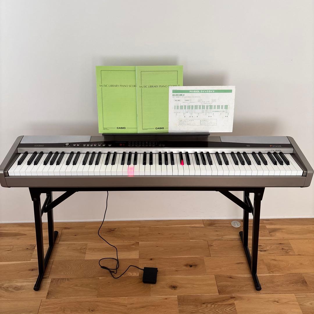 CASIO 電子ピアノ PX500L （2008年販売終了）付属品あり 2026年最新】CASIo PX-500Lの人気アイテム - メルカリ