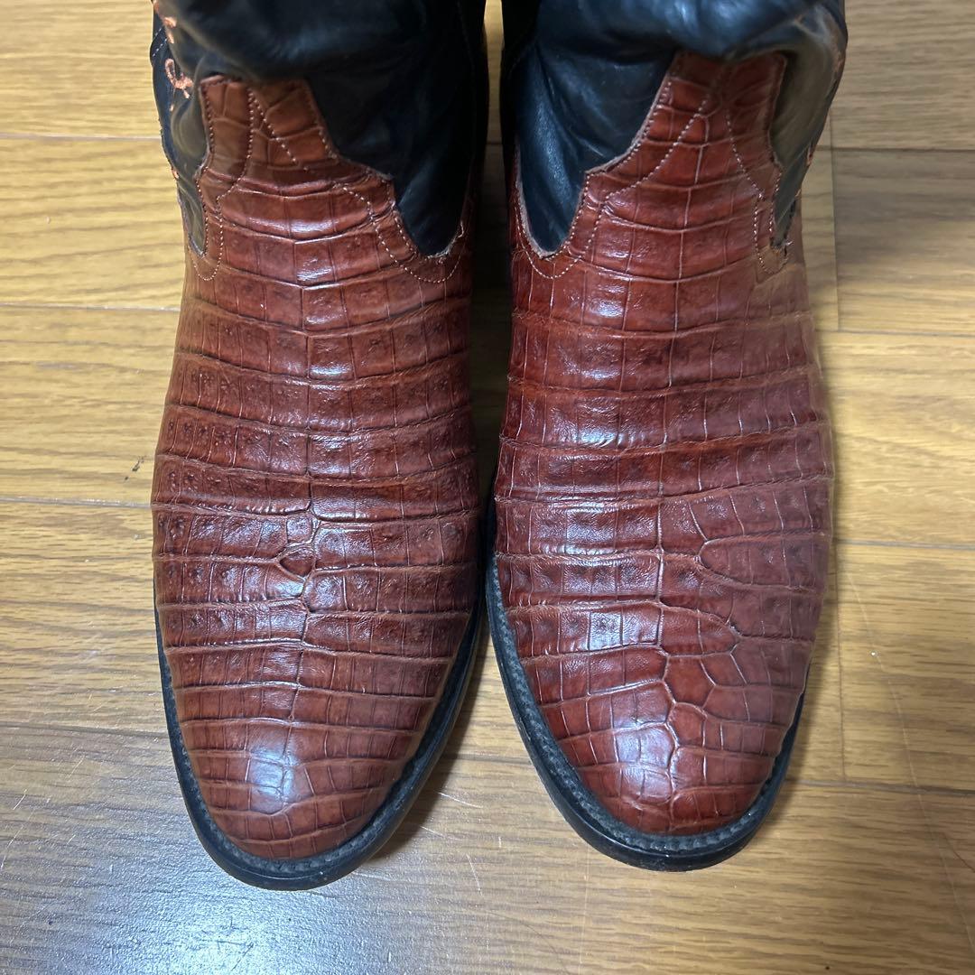 極希少】Rios of Mercedes カイマン ウエスタンブーツ - メルカリ