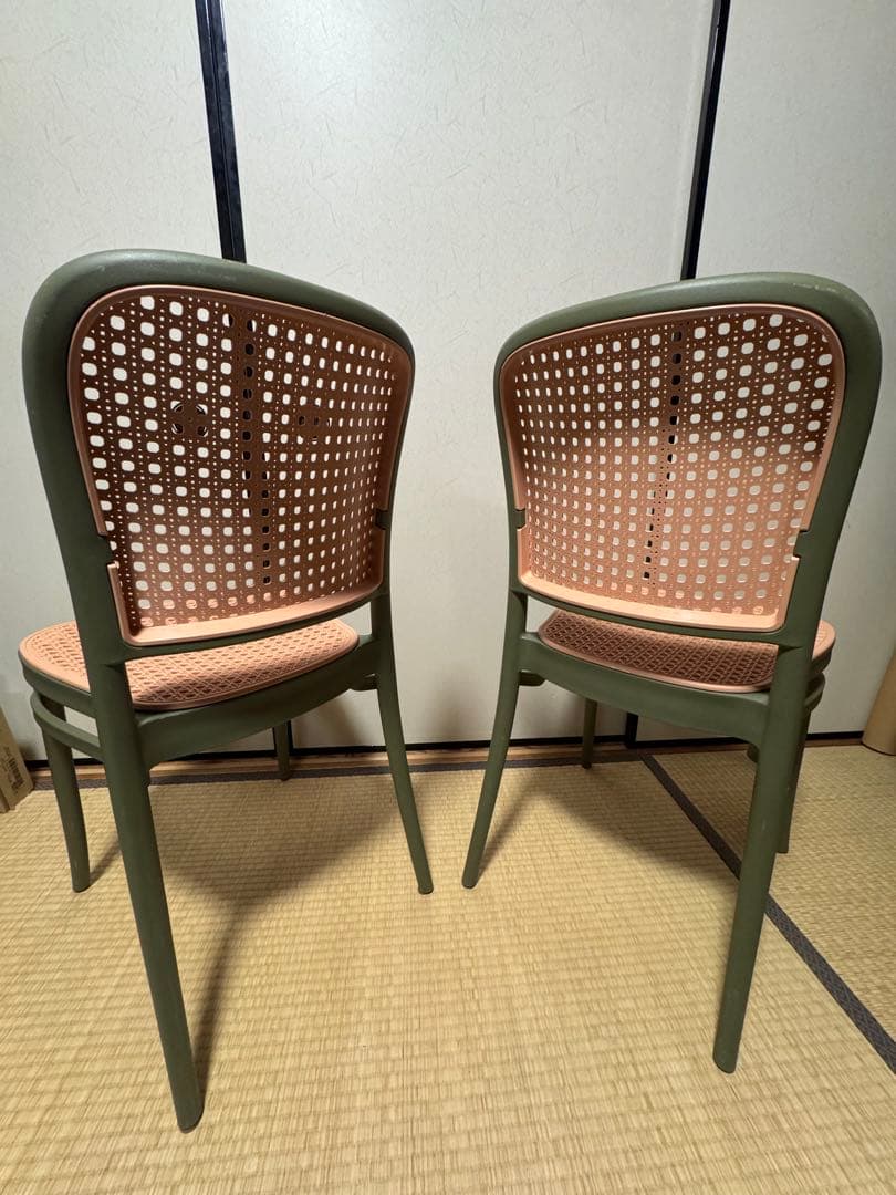 2脚セット 東谷 TOE-129 チェア ダイニングチェア スタッキングチェア