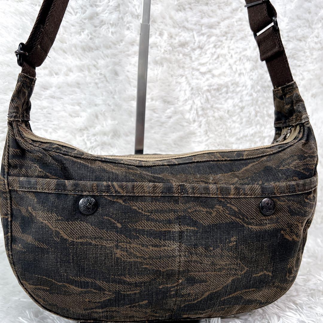 希少 PORTER ポーター 70周年 グリーンアイ カモフラ ショルダーバッグ