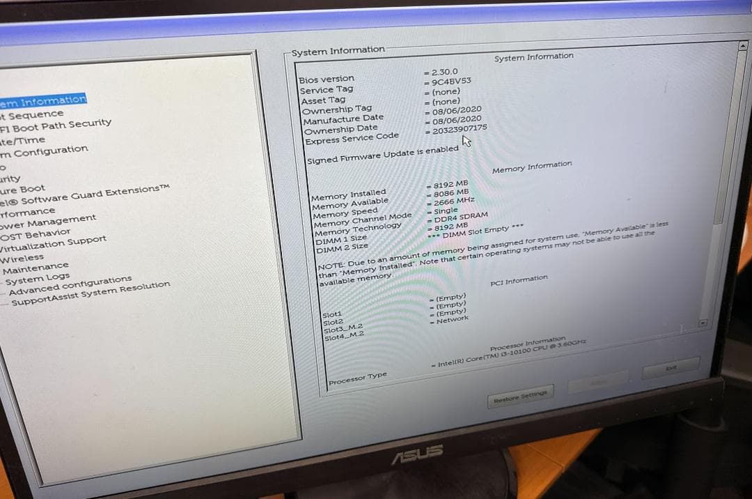 Intel Core i5 デスクトップ PC 1TB パソコン ID 0049