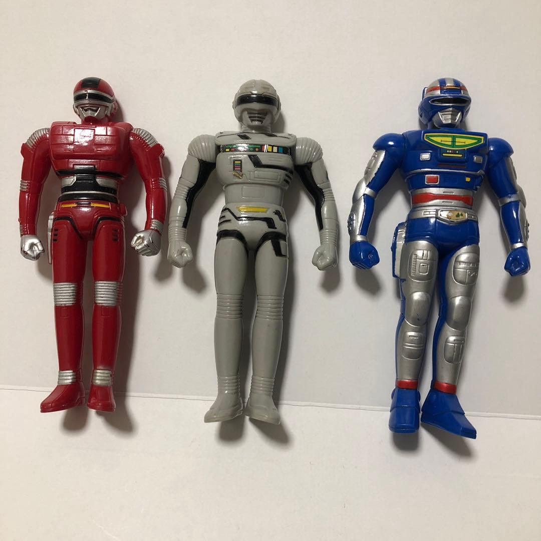 宇宙刑事ギャバンシリーズ ソフビフィギュア3体セット バンダイソフビ